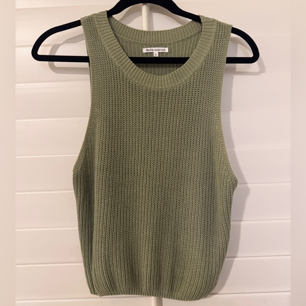 Reformation knit tank - M